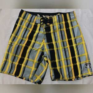 BODY GLOVE Board Shorts w/ Zipper Pocket Colorful Surf Beach Vacation Jet Ski